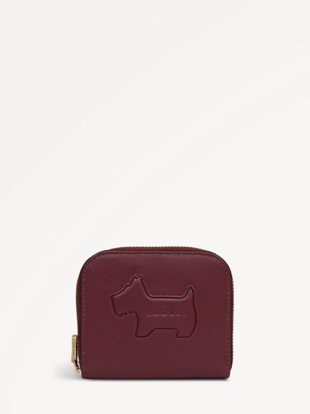 BNWT Radley Hadley Lane Leather Small Zip Around wallet Dark Cherry Wallet